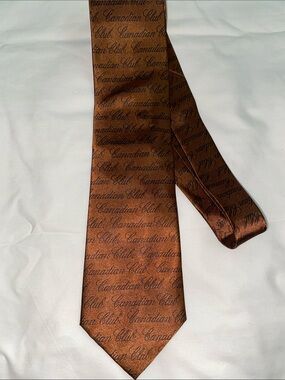 🦩Canadian Club logo Tie for Men🦩